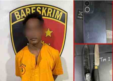 Pelaku Begal di Muba Berakhir di Tangan Warga, Pelaku Ancam Korban dengan Pisau dan Gasak Motor Serta Ponsel